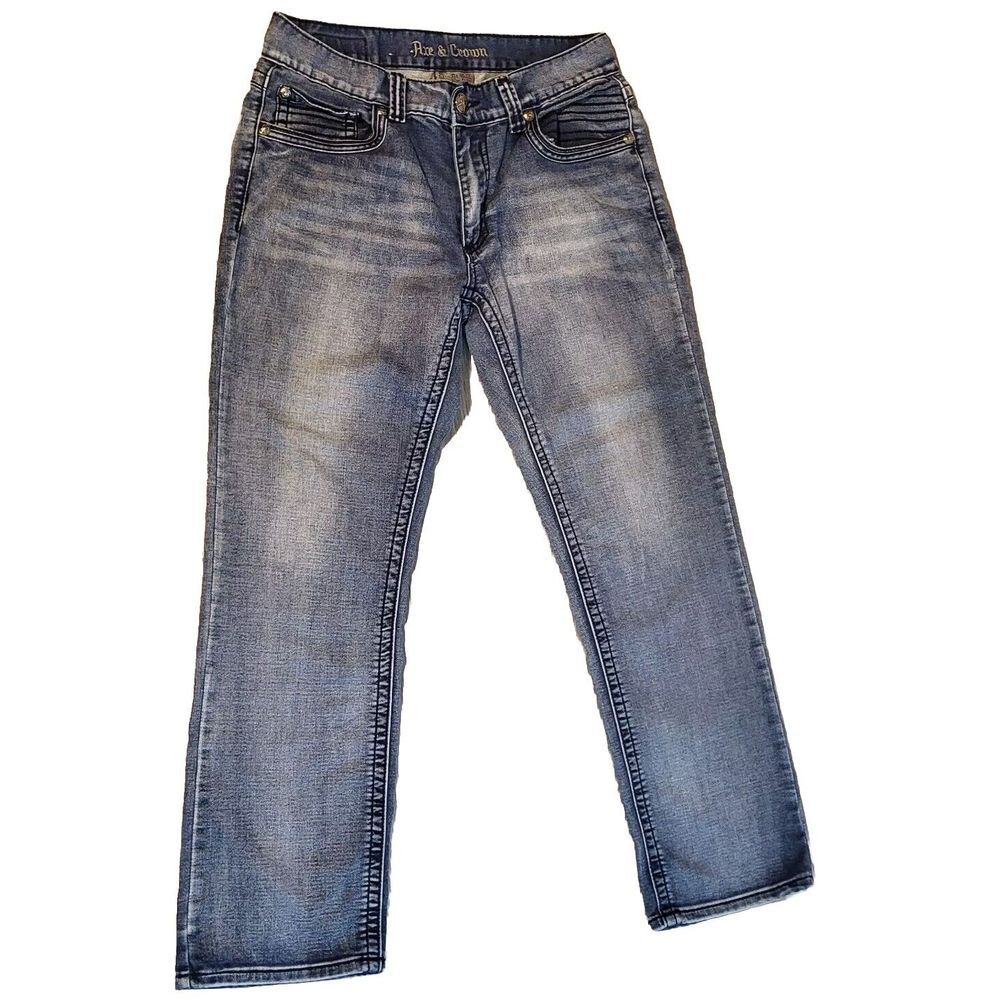 Axe & Crown Blue Jeans Mens Slim Fit Stretch 32x30 Southbury 32x29 Actual‎